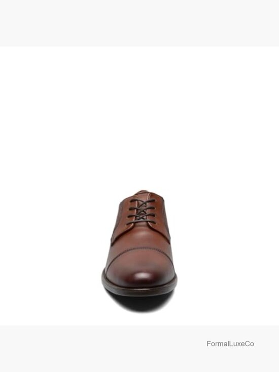 Men\'s Cap Toe Oxford Dress Shoes Leather Lace-Up main image 5